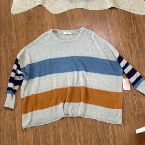 NEW A Beautiful Soul Stripe Sweater